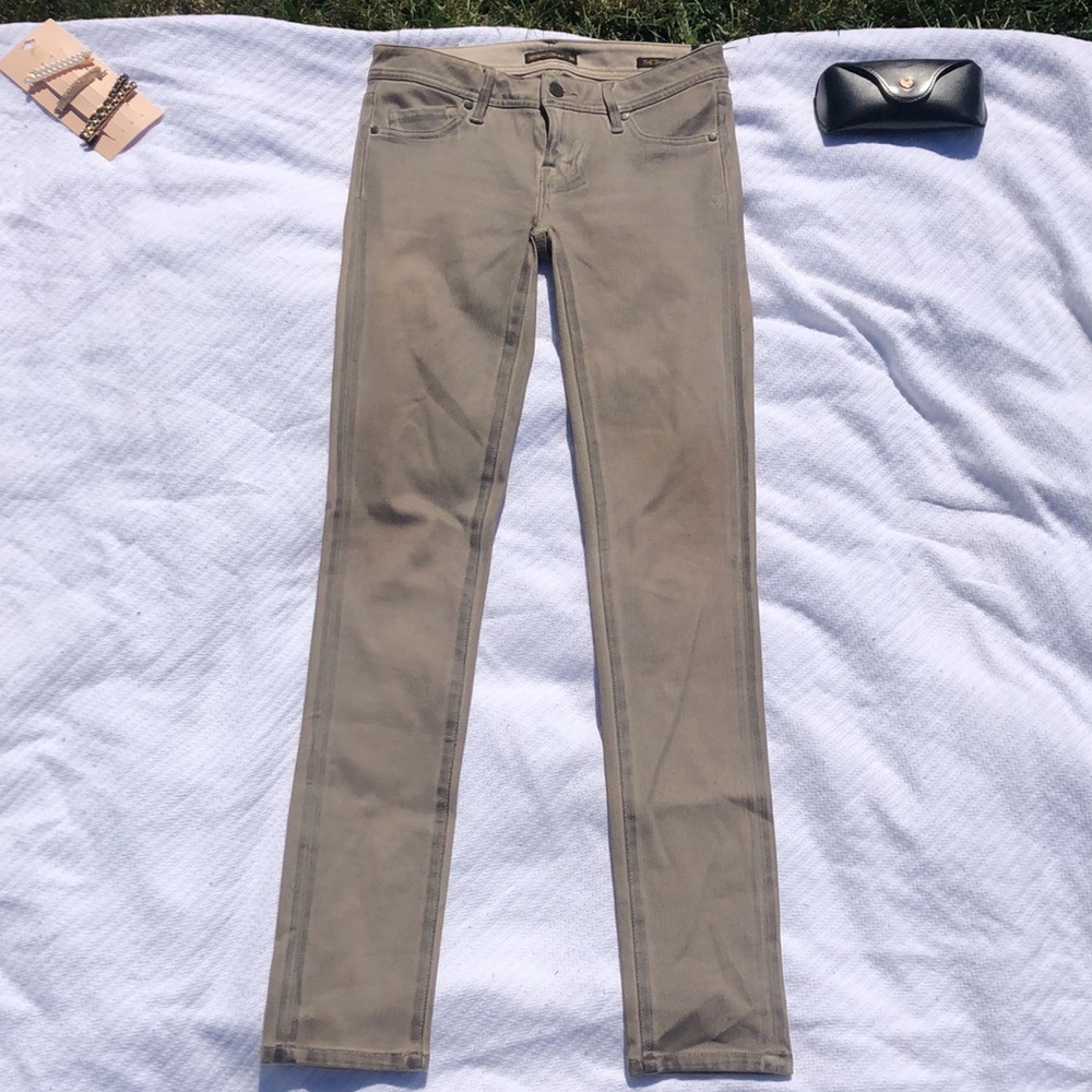 Boutique Size 26 leather genetic denim jeans